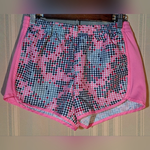 Danskin Pants - DANSKIN NOW Pink and Gray Athletic Shorts